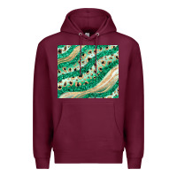 Burgundy green glitter Premium Hoodie - JahusDesignShop