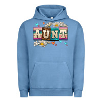 Pigment Pebble Blue daisy aunt Urban Hoodie - AdoDesignShop