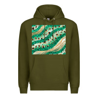 Army Green green glitter Premium Hoodie - JahusDesignShop