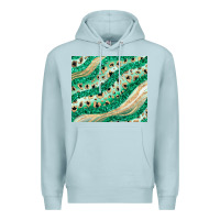 Blue Mist green glitter Premium Hoodie - JahusDesignShop
