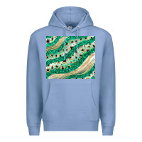 Colony Blue green glitter Premium Hoodie - JahusDesignShop
