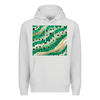 Dove Grey green glitter Premium Hoodie - JahusDesignShop