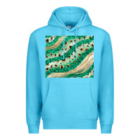 Ocean Blue green glitter Premium Hoodie - JahusDesignShop