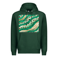 Sports Green green glitter Premium Hoodie - JahusDesignShop