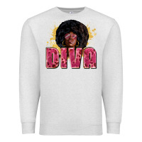 Oatmeal Heather diva Premium Sweatshirt - Zillion Design Studio