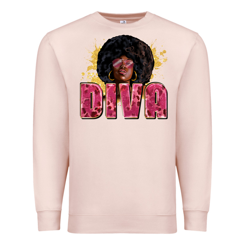 Diva Premium Sweatshirt by Zillion Design Studio | Teevron