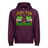 Mauve Wine shake your shamrocks Urban Hoodie - Artiststas
