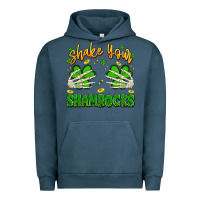 Pigment Midnight Navy shake your shamrocks Urban Hoodie - Artiststas