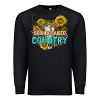 Black born and raised country tbw Premium Sweatshirt - texasbilliewilder