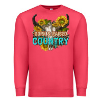 Cardinal born and raised country tbw Premium Sweatshirt - texasbilliewilder