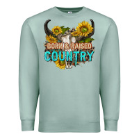 Seafoam born and raised country tbw Premium Sweatshirt - texasbilliewilder