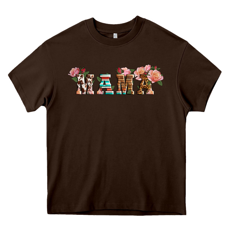 Western Mama Pink Roses Mother's Day Heavy Core Tee by LillyAllenDesigns | Teevron