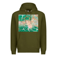 Army Green green glitter Premium Hoodie - JahusDesignShop