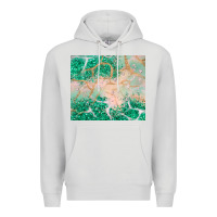 Dove Grey green glitter Premium Hoodie - JahusDesignShop