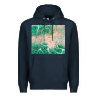 Navy green glitter Premium Hoodie - JahusDesignShop