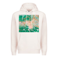 Pale Pink green glitter Premium Hoodie - JahusDesignShop