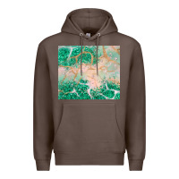 Coffee green glitter Premium Hoodie - JahusDesignShop