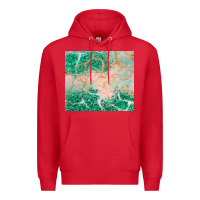 Red green glitter Premium Hoodie - JahusDesignShop