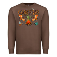 Chestnut camping life Premium Sweatshirt - texasbilliewilder