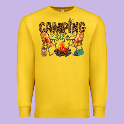 Premium Sweatshirt camping life