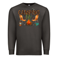 Smoke camping life Premium Sweatshirt - texasbilliewilder