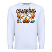White camping life Premium Sweatshirt - texasbilliewilder