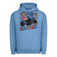 Pigment Pebble Blue firework crusher Urban Hoodie - Artiststas