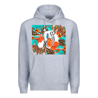 Heather Grey nail artist Premium Hoodie - AdoDesignShop