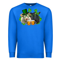 True Royal St. Patrick's Day Charolais And Black Angus Cows Premium Sweatshirt - RanaPortraitStore