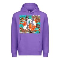 Purple nail artist Premium Hoodie - AdoDesignShop