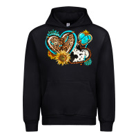 Black western leopard pride  hearts Urban Hoodie - AdoDesignShop