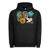 Pigment Black western leopard pride  hearts Urban Hoodie - AdoDesignShop