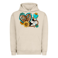 Pigment French Oak western leopard pride  hearts Urban Hoodie - AdoDesignShop