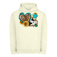 Pigment Pistachio western leopard pride  hearts Urban Hoodie - AdoDesignShop