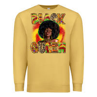 Antique Gold black queen Premium Sweatshirt - Zillion Design Studio