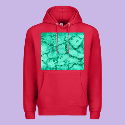 Green Glitter Premium Hoodie Designed By Jahusdesignshop