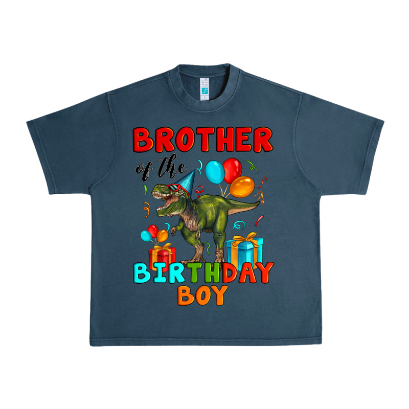 Brother Of The Birthday Boy T Rex Urban Heavy Tee by Artiststas | Teevron