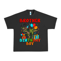 Pigment Black brother of the birthday boy t rex Urban Heavy Tee - Artiststas