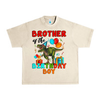 Sandshell brother of the birthday boy t rex Urban Heavy Tee - Artiststas