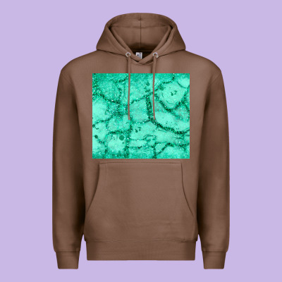 Green Glitter Premium Hoodie Designed By Jahusdesignshop