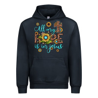 Navy all my hope is in jesus Urban Hoodie - JahusDesignShop