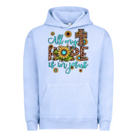 Pigment Grape Ice all my hope is in jesus Urban Hoodie - JahusDesignShop