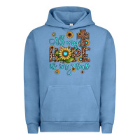 Pigment Pebble Blue all my hope is in jesus Urban Hoodie - JahusDesignShop