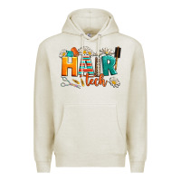 Oatmeal Heather hair tech Premium Hoodie - AdoDesignShop