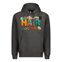 Charcoal Heather hair tech Premium Hoodie - AdoDesignShop