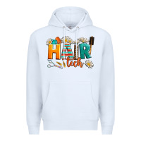 White hair tech Premium Hoodie - AdoDesignShop