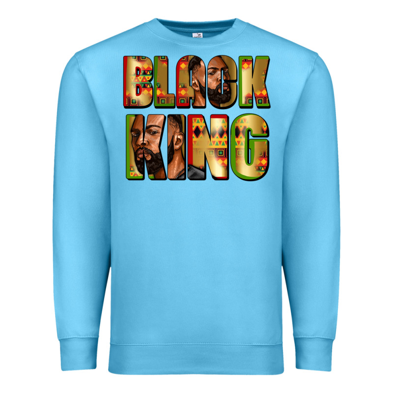 Black King Premium Sweatshirt by Zillion Design Studio | Teevron