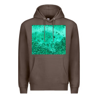 Coffee green glitter Premium Hoodie - JahusDesignShop