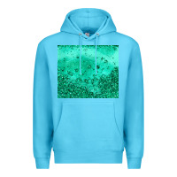 Ocean Blue green glitter Premium Hoodie - JahusDesignShop