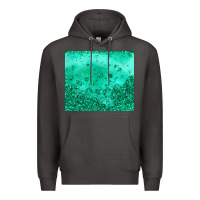 Smoke green glitter Premium Hoodie - JahusDesignShop